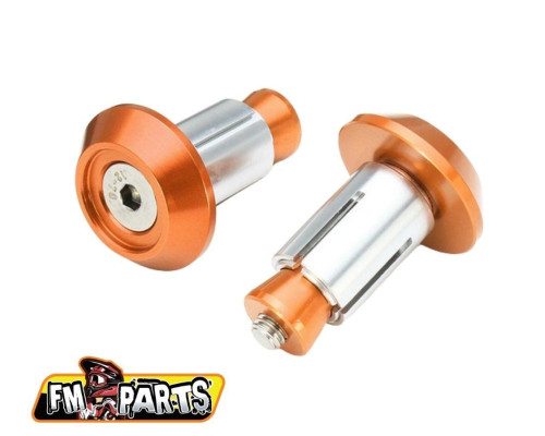 Fm-parts накладки на кермо / пробки алюмінієві колір помаранчевий