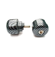 V parts (vicma) кермові наконечники m6x45 колір карбон, (HONDA standard) HONDA cb, cbf, cbr, vfr, vtr 250-1300 1987-2008 (901cf)