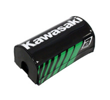 Чохол на кермо blackbird pro taper (28 мм) з логотипом kawasaki колір чорно-зелений