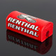 Губка для керма renthal накладка на жирну панель червона з логотипом renthal