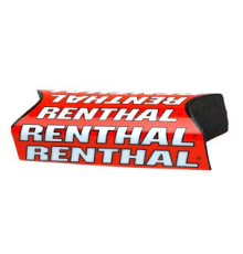 Губка для керма renthal fatbar team edition (240 мм), колір червоний/білий з логотипом renthal