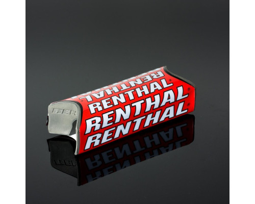 Губка для керма renthal fatbar team edition (240 мм), колір червоний/білий з логотипом renthal