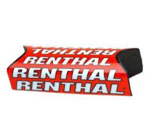 Губка для керма renthal fatbar team edition (240 мм), колір червоний/білий з логотипом renthal