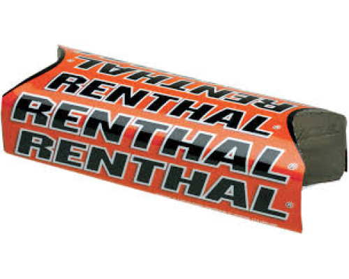 Губка для керма renthal fatbar командного випуску помаранчевого кольору з логотипом renthal