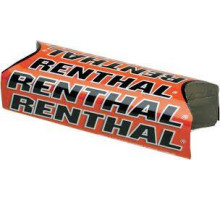 Губка для керма renthal fatbar командного випуску помаранчевого кольору з логотипом renthal