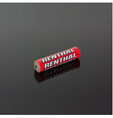Губка на кермо renthal mini sx pad (180 мм) червона з логотипом renthal