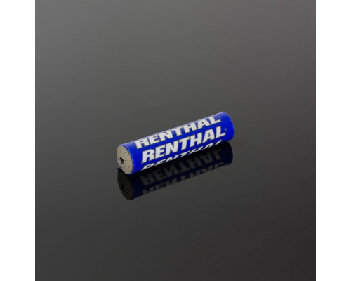 Губка на кермо renthal mini sx pad (205 мм) синього кольору з логотипом renthal