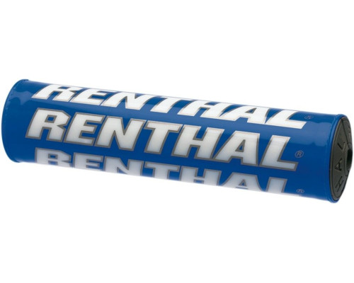 Губка на кермо renthal mini sx pad (205 мм) синього кольору з логотипом renthal