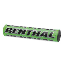 Губка для керма renthal mini sx pad (205 мм) зеленого кольору з логотипом renthal
