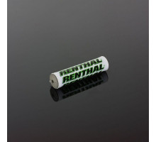 Губка на кермо renthal mini sx pad (205 мм) помаранчева, зелена з логотипом renthal