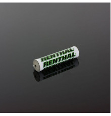 Губка на кермо renthal mini sx pad (205 мм) помаранчева, зелена з логотипом renthal