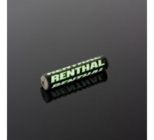 Губка на кермо renthal mini sx pad (205 мм) командний випуск, колір чорний/зелений/білий з логотипом renthal