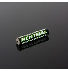 Губка на кермо renthal mini sx pad (205 мм) командний випуск, колір чорний/зелений/білий з логотипом renthal