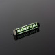 Губка на кермо renthal mini sx pad (205 мм) командний випуск, колір чорний/зелений/білий з логотипом renthal