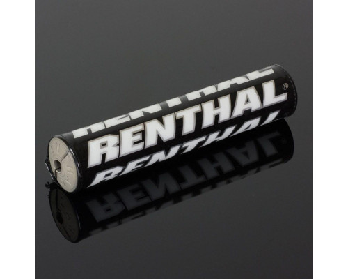 Губка на кермо renthal sx pad (240 мм), колір чорний з логотипом renthal