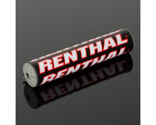 Губка на кермо renthal sx pad (240 мм), колір чорний/білий/червоний з логотипом renthal