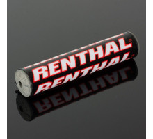 Губка на кермо renthal sx pad (240 мм), колір чорний/білий/червоний з логотипом renthal