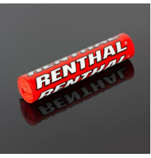 Губка на кермо renthal sx pad (240 мм) червоного кольору з логотипом renthal