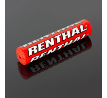 Губка на кермо renthal sx pad (240 мм) червоного кольору з логотипом renthal