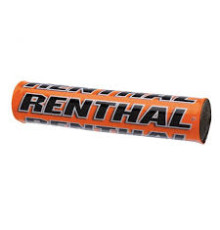 Губка на кермо renthal sx pad (240 мм) помаранчева з логотипом renthal