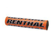 Губка на кермо renthal sx pad (240 мм) помаранчева з логотипом renthal