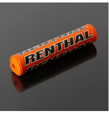 Губка на кермо renthal sx pad (240 мм) помаранчева з логотипом renthal