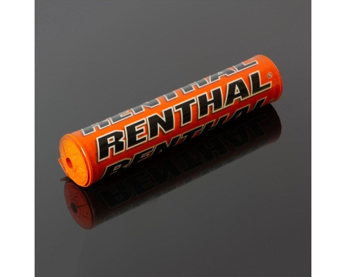 Губка на кермо renthal sx pad (240 мм) помаранчева з логотипом renthal