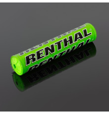 Губка на кермо renthal sx pad (240 мм) зеленого кольору з логотипом renthal