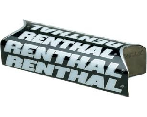 Губка для керма (240 мм) з логотипом renthal promotion fatbar team issue (чорний/білий/сріблястий) з логотипом renthal promotion