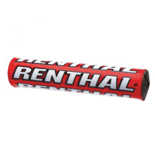 Губка для керма renthal promotion sx pad sx pad (240 мм) червоного кольору з логотипом renthal promotion