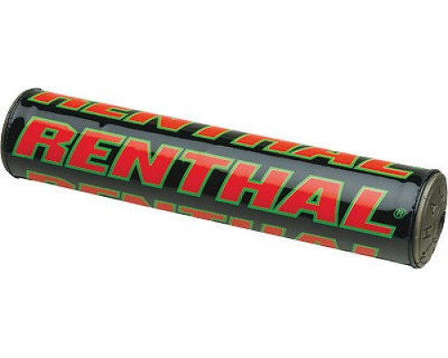 Renthal promotion sx pad handlebar губка (240 мм) командний випуск колір чорний/червоний/зелений з логотипом renthal promotion