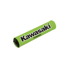Tecnosel (blackbird) накладка на кермо (поперечина) традиційна kawasaki vintage, зелена, логотип kawasaki