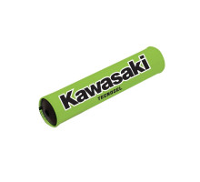 Tecnosel (blackbird) накладка на кермо (поперечина) традиційна kawasaki vintage, зелена, логотип kawasaki