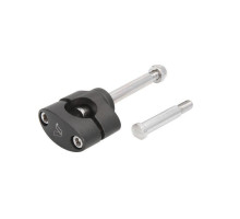 V parts (vicma) кріплення на кермо діам. 28,6 мм, колір чорний матовий (в упаковці один міст) (616n)