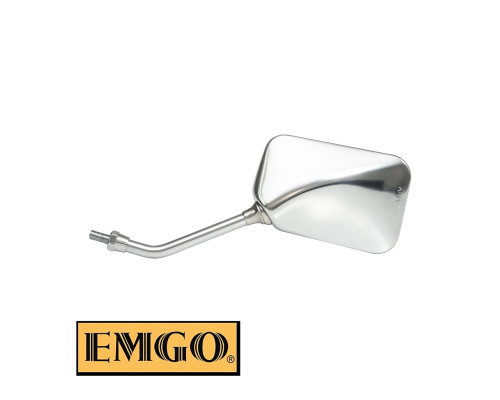 Дзеркало хромоване emgo 2024/12 HONDA shadow 125, cb 250 hornet, cb 400, cbf 500 fx '13-'18, cb 600 f hornet '04-'06 ліве (oem: 88220-mbz-koo) (eh164d)