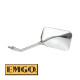Дзеркало хромоване emgo 2024/12 HONDA shadow 125, cb 250 hornet, cb 400, cbf 500 fx '13-'18, cb 600 f hornet '04-'06 ліве (oem: 88220-mbz-koo) (eh164d)