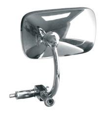 V parts (vicma) дзеркало універсальне, хромоване, кріплення на кермо ducati sportclassic, triumph thruxton 865/900/1000 2004-2010 (e296)