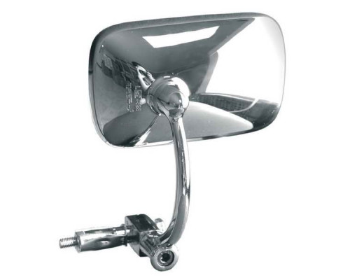 V parts (vicma) дзеркало універсальне, хромоване, кріплення на кермо ducati sportclassic, triumph thruxton 865/900/1000 2004-2010 (e296)
