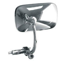 V parts (vicma) дзеркало універсальне, хромоване, кріплення на кермо ducati sportclassic, triumph thruxton 865/900/1000 2004-2010 (e296)