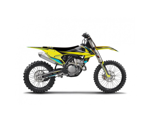 Набір наклейок blackbird (вініри) + чохол на сидіння ktm sx/sx-f '16-'18, exc/exc-f '17-'19 stealth