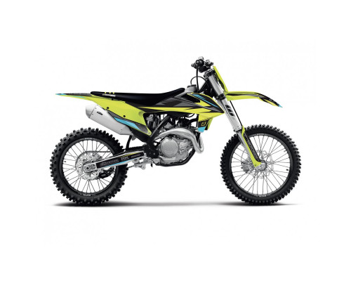 Набір наклейок blackbird + чохол на сидіння ktm sx/sx-f '19-'22, exc/exc-f '20-'23 stealth
