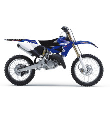 Набір наклейок blackbird + чохол на сидіння YAMAHA yz 125/250 '15-'21 dream 4 колір синій чорний