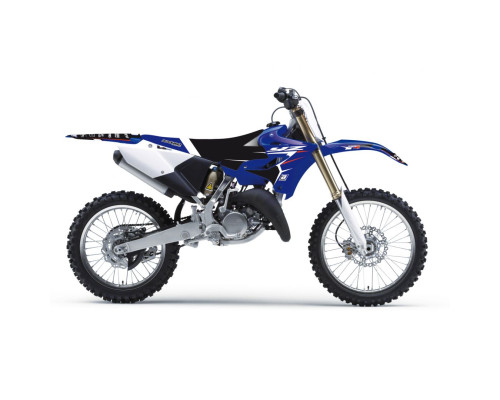 Набір наклейок blackbird + чохол на сидіння YAMAHA yz 125/250 '15-'21 dream 4 колір синій чорний