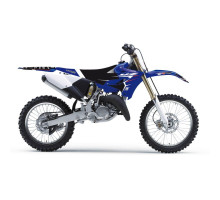 Набір наклейок blackbird + чохол на сидіння YAMAHA yz 125/250 '15-'21 dream 4 колір синій чорний