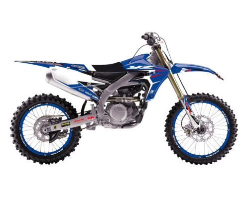 Набір наклейок blackbird (вініри) + чохол на сидіння YAMAHA yz 125/250 '22 dream 4 колір синій/чорний