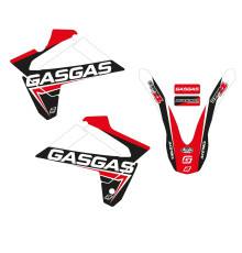 Набір наклейок blackbird gas gas ec 125/250/300 '07-'09, fsr 450 '07-'05 dream 3 колір червоний чорний