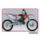 Набір наклейок (стікерів) blackbird HONDA cr 125 '98-'99, cr 250r '97-'99 репліка oem HONDA
