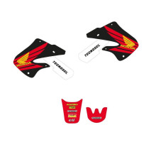 Набір наклейок (стікерів) blackbird HONDA cr 125 '98-'99, cr 250r '97-'99 репліка oem HONDA