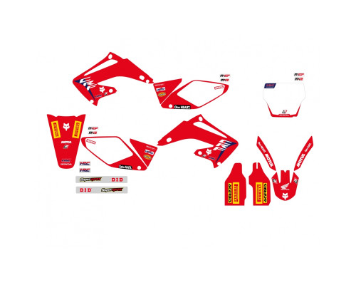 Набір наклейок (стікерів) blackbird HONDA cr 125r '00-'07, cr 250r '02-'07 replica team hrc 24