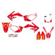 Набір наклейок (стікерів) blackbird HONDA crf 250r '04-'09, crf 250x '04-'21 replica team hrc